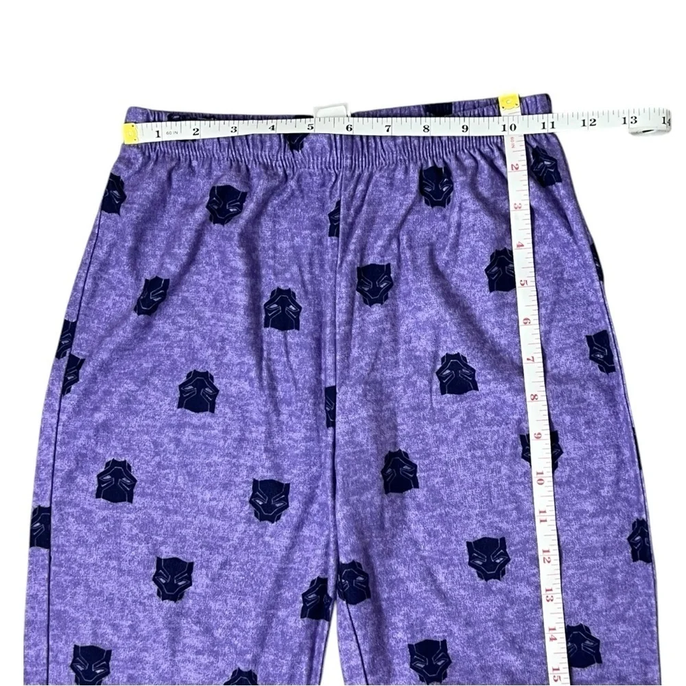 Marvel Black Panther Wakanda Forever Purple Pajama Set - Size Large (10/12)